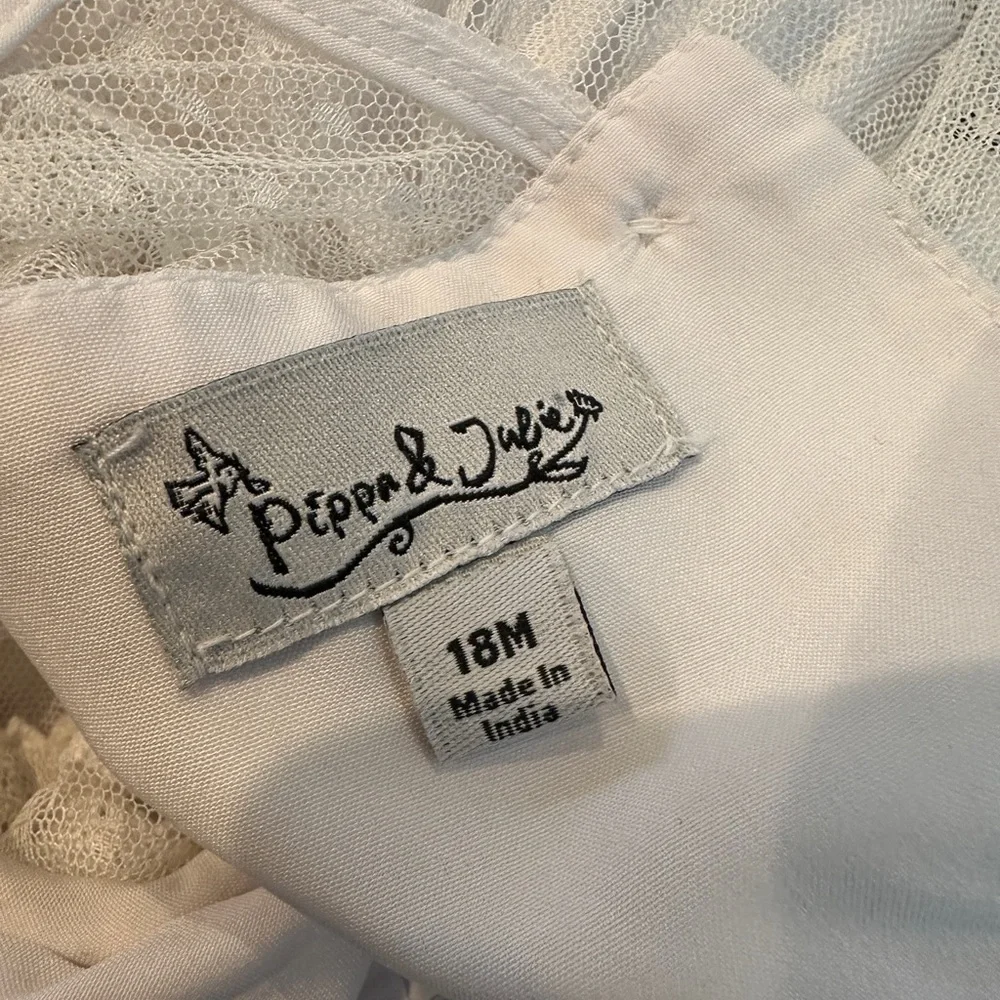 Pippa & Julie Elegant White Dress